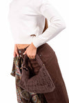 Maglia Crop Bianca a Maniche Lunghe donna Miss love - 4