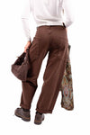 Pantaloni Cargo Slim Fit Cioccolato donna Miss love - 4