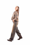 Jeans Barrel Fit in Denim Effetto Vissuto donna Miss love - 5