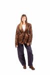 Giacca Marrone con Frange donna Miss love - 4