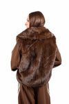Gilet in Ecopelliccia Cioccolato Reversibile donna Miss love - 6