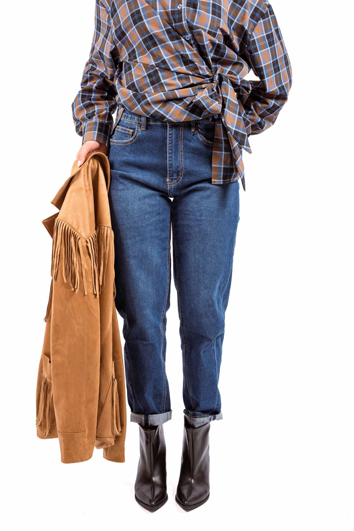 Jeans Regular Fit con Risvolto donna Miss love - 1