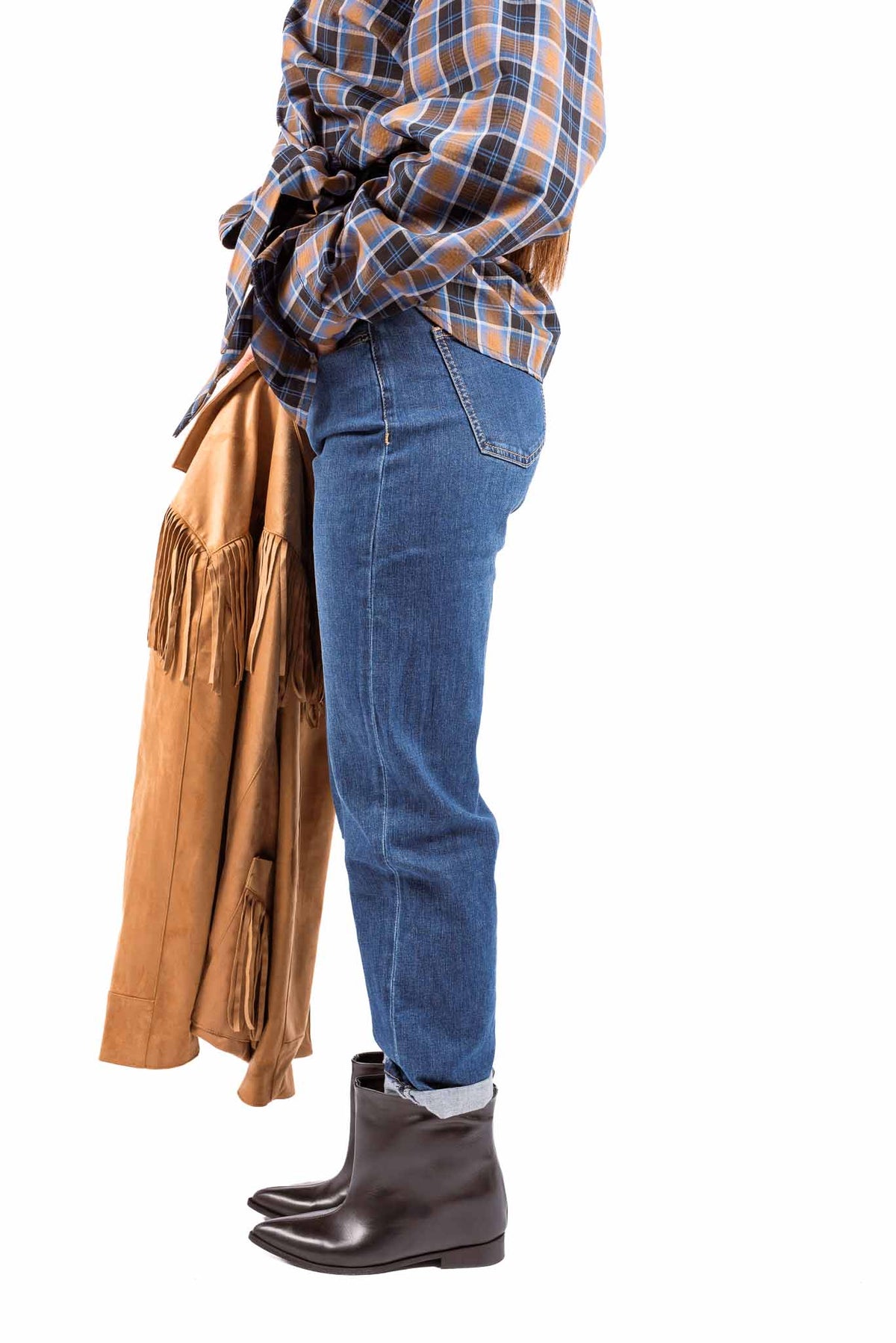 Jeans Regular Fit con Risvolto donna Miss love - 2