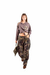 Pantaloni Barrel Fit Camouflage donna Miss love - 4