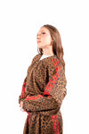 Bomber Animalier con Bande Rosse donna Tensione in - 4