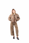 Bomber Fantasia Paisley Verde Militare donna Tensione in - 2