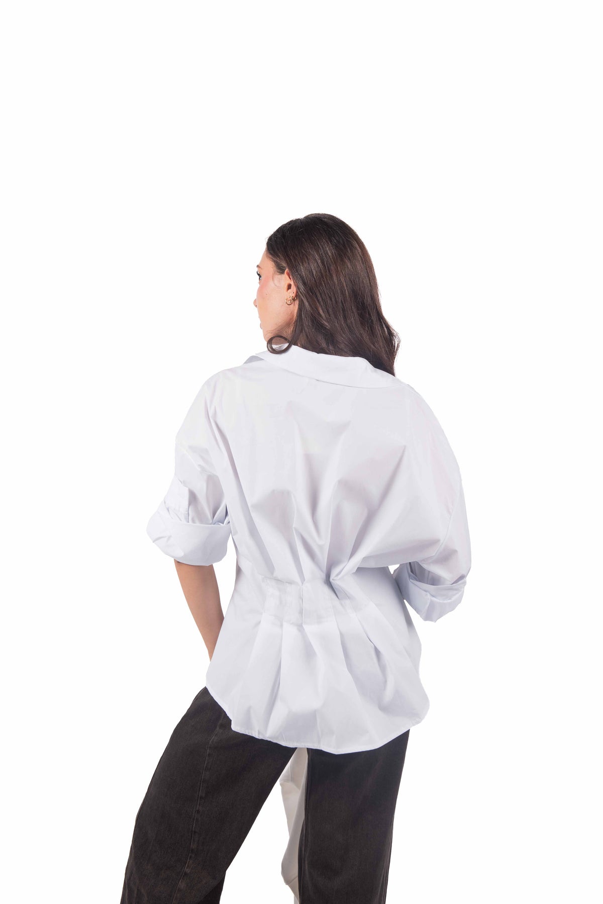Camicia Popeline con Pieghe donna Miss love - 2