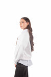 Felpa Girocollo con Grafica Panna donna Miss love - 4