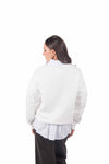 Felpa Girocollo con Grafica Panna donna Miss love - 3