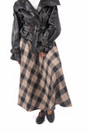 Gonna Quadri Tartan a Ruota donna Miss love - 1