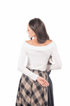 Top con Scollo a Barchetta e Spalle Scoperte donna Miss love - 2