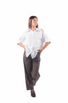 Camicia Popeline Cut-out sulle Spalle donna Miss love - 2