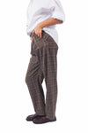 Pantaloni Sartoriali a Quadri donna Miss love - 3