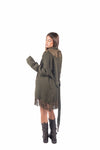 Cardigan Lungo con Frange donna Miss love - 3