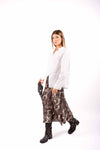 Camicia Bianca Asimmetrica con Bottoni Incrociati donna Miss love - 3