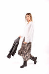 Camicia Bianca Asimmetrica con Bottoni Incrociati donna Miss love - 4