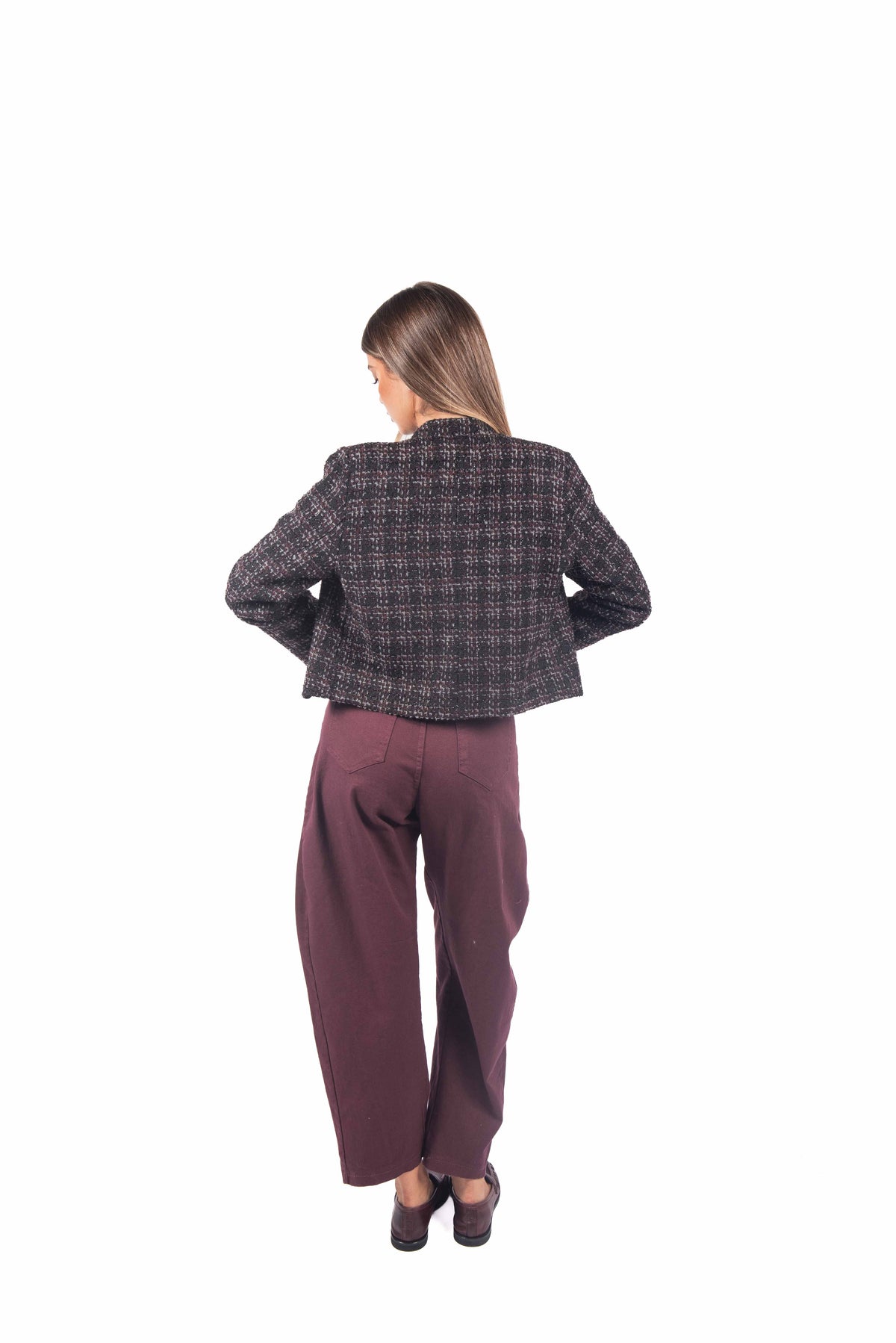 Giacca Military Style in Tweed donna Miss love - 4