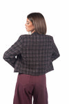 Giacca Military Style in Tweed donna Miss love - 2