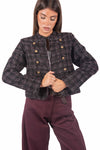 Giacca Military Style in Tweed donna Miss love - 1