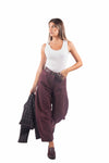 Top a Costine Panna con Bordi Arricciati donna Miss love - 2