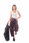 Top a Costine Panna con Bordi Arricciati donna Miss love - 4