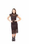Abito Tubino in Pizzo Nero donna Miss love - 1
