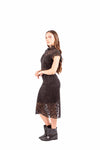 Abito Tubino in Pizzo Nero donna Miss love - 3