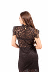 Abito Tubino in Pizzo Nero donna Miss love - 5