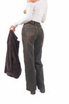 Jeans Straight Fit con Ricami in Pizzo donna Miss love - 4