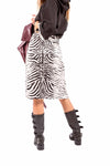 Gonna Tubino a Stampa Zebrata donna Miss love - 3