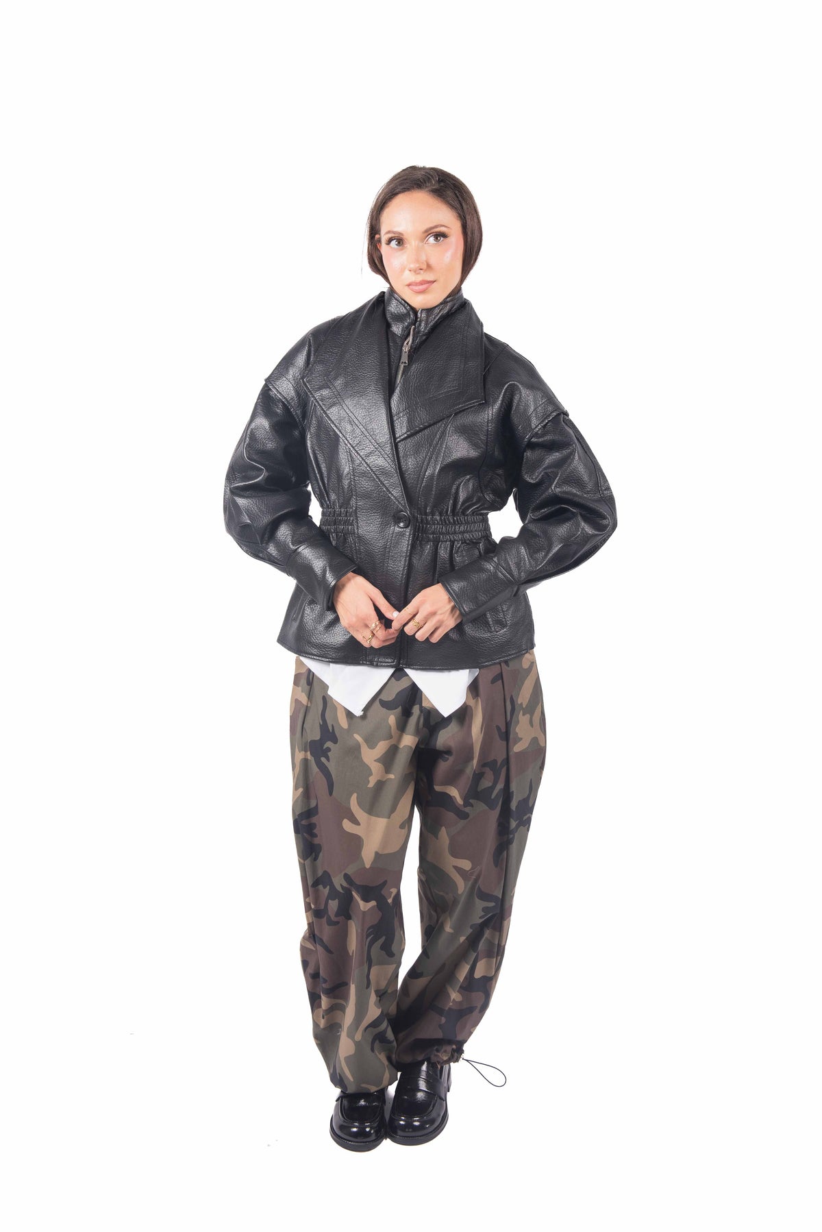 Pantaloni Jogger Camouflage donna Miss love - 3