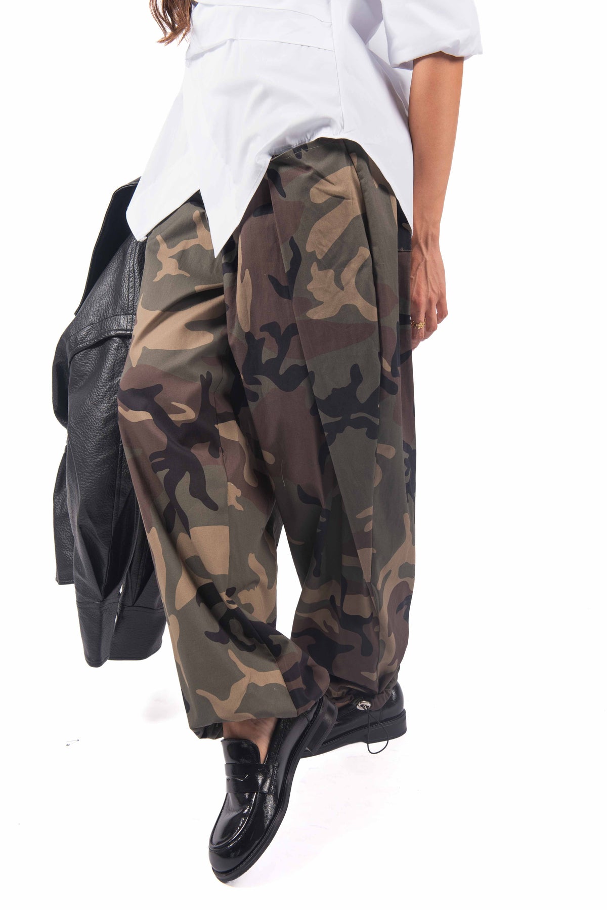 Pantaloni Jogger Camouflage donna Miss love - 2