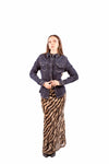 Camicia in Denim Scuro Western donna Miss love - 2
