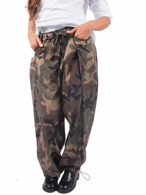 Pantaloni Jogger Camouflage da donna Miss love
