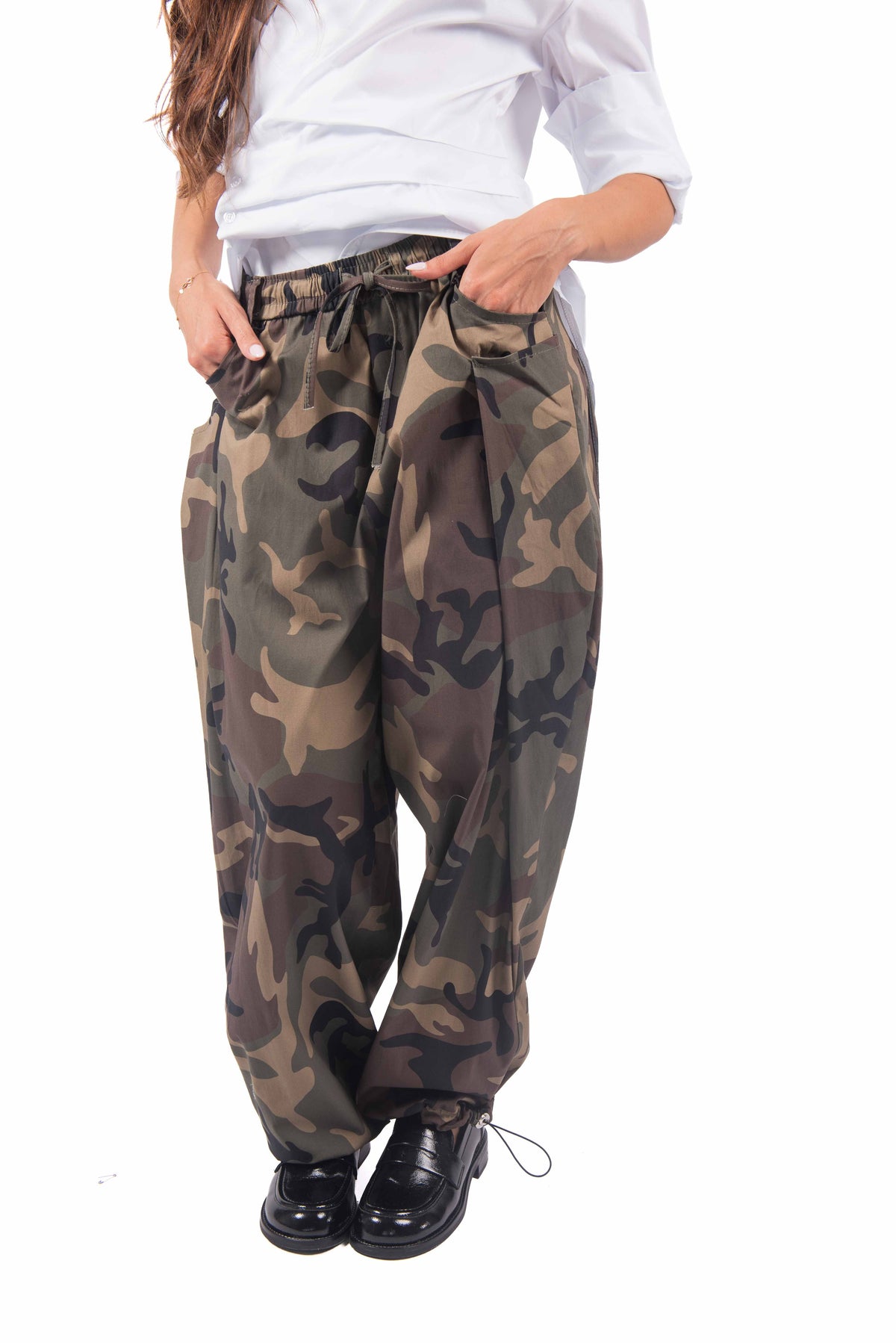 Pantaloni Jogger Camouflage donna Miss love - 1