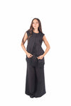 Gilet Strutturato con Pizzo Nero donna Miss love - 3