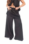 Pantaloni Palazzo con Applicazione in Pizzo donna Miss love - 1