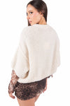 Cardigan in Maglia Bouclé con Fiocchi donna Miss love - 5