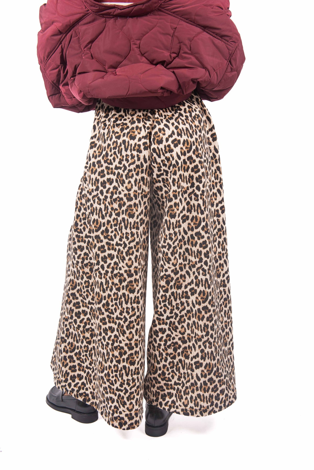Pantaloni Fluidi Leopardati donna Miss love - 2
