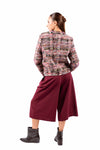 Giacca Corta in Tweed Multicolor con Bottoni Goffrati donna Tensione in - 5