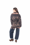 Cardigan in Maglia Jacquard con Frange e Cintura donna Miss love - 6