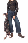 Jeans Straight Fit Lavaggio Medio donna Miss love - 2