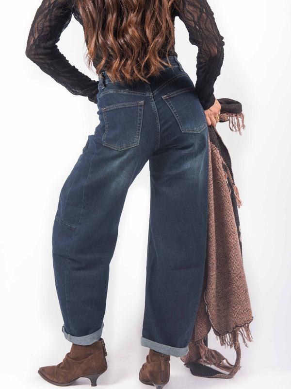 Jeans Straight Fit Lavaggio Medio da donna Miss love