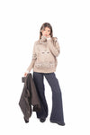 Jeans Wide Leg Lavaggio Scuro donna Miss love - 4