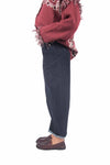 Jeans Barrel Fit Lavaggio Scuro donna Miss love - 5
