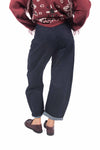 Jeans Barrel Fit Lavaggio Scuro donna Miss love - 2