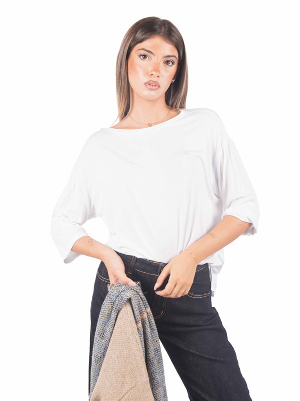Maglia Basic Oversize da donna Miss love