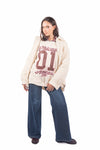 Felpa Girocollo Stampa Athletic donna Miss love - 2