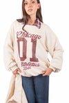 Felpa Girocollo Stampa Athletic donna Miss love - 3