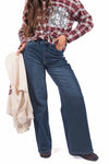 Jeans Slim Fit Lavaggio Scuro donna Miss love - 1